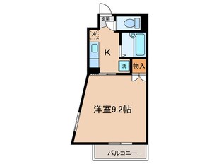 メルベーユ１の物件間取画像